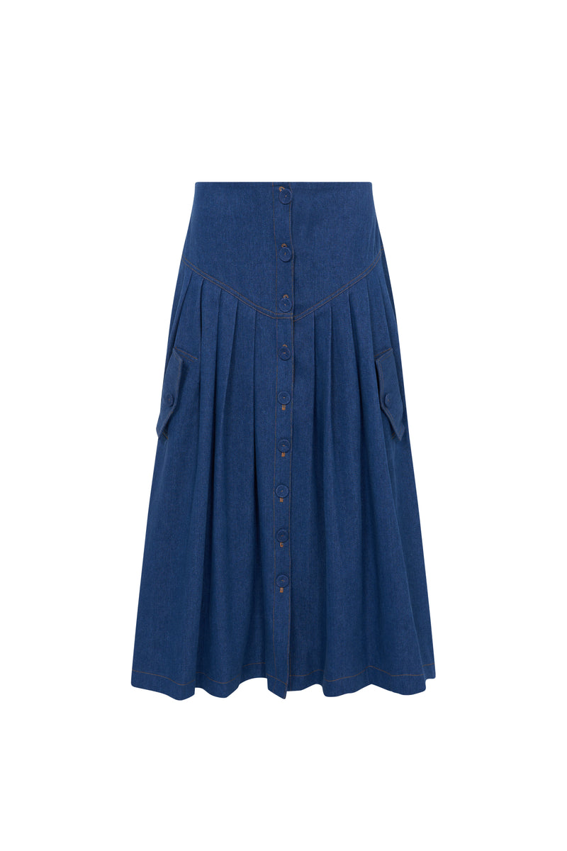 ROSE DENIM SKIRT