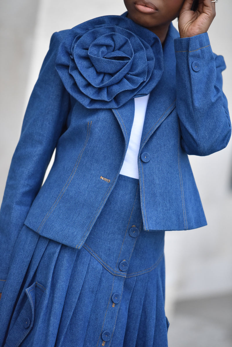 ROSE DENIM BLAZER