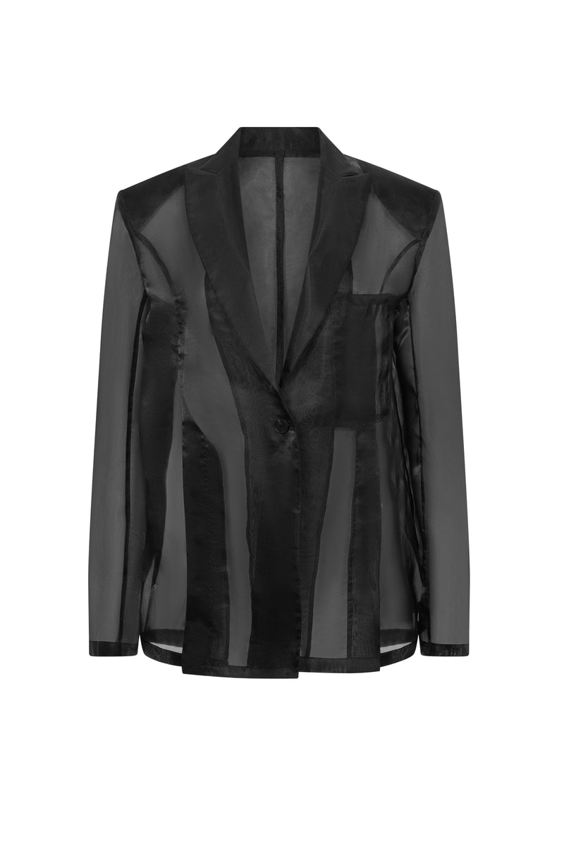 NOIR ORGANZA SUIT